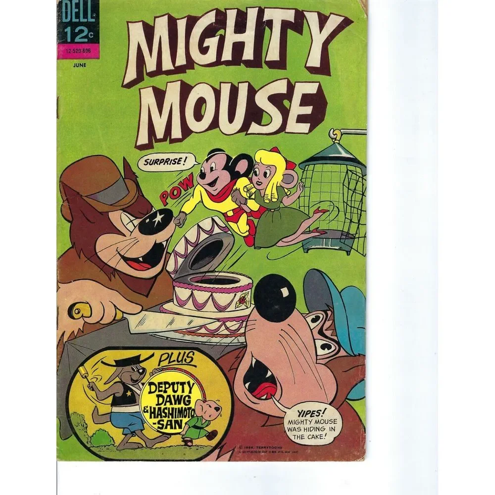 Mighty Mouse #167 VG- 3.5 1966